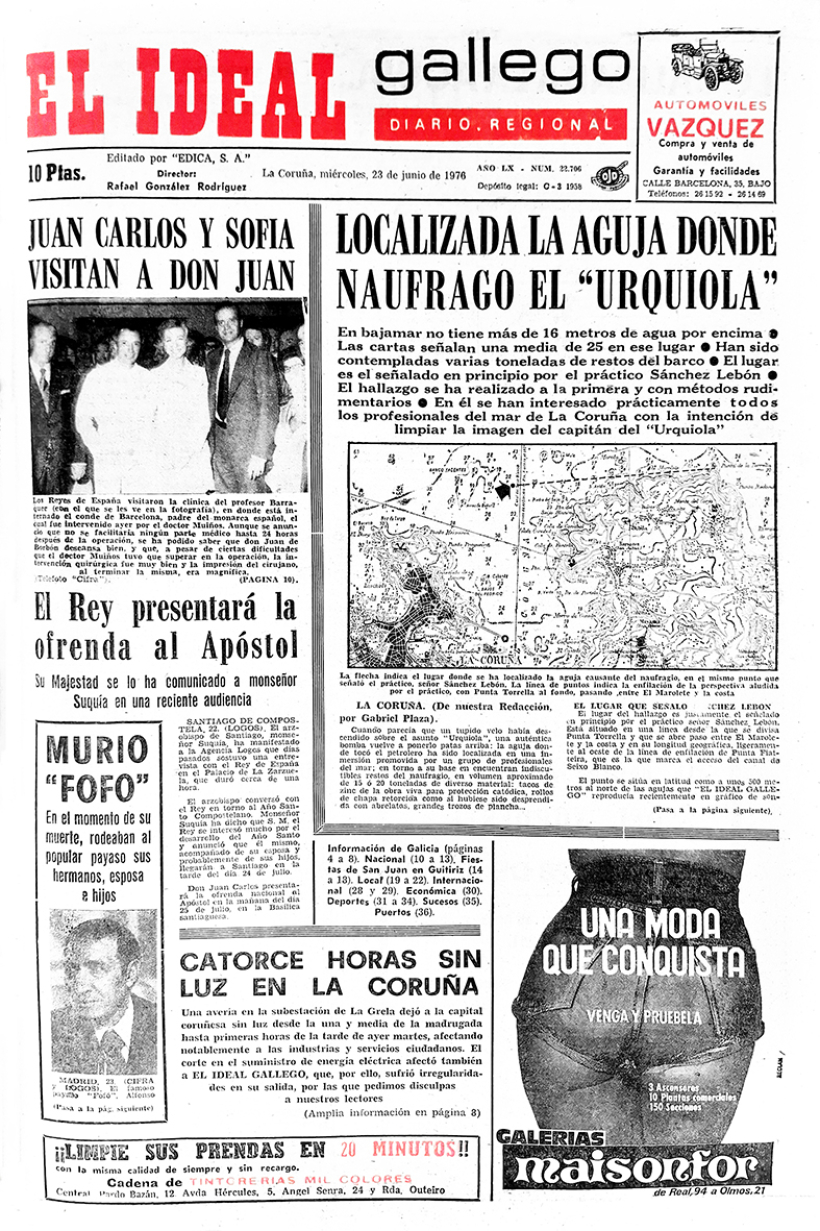 Portada 23 de junio 1976