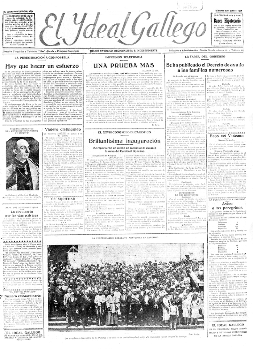 Portada 23 junio 1926