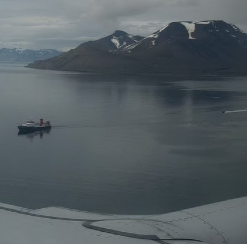 Cholo Ramón en su aventura en Svalbard (día 1)