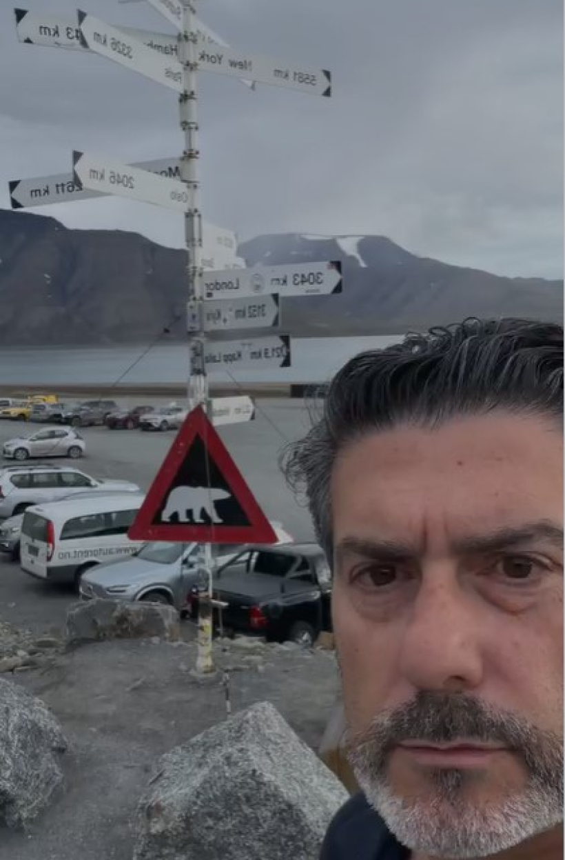 Cholo Ramón en su aventura en Svalbard (día 1)