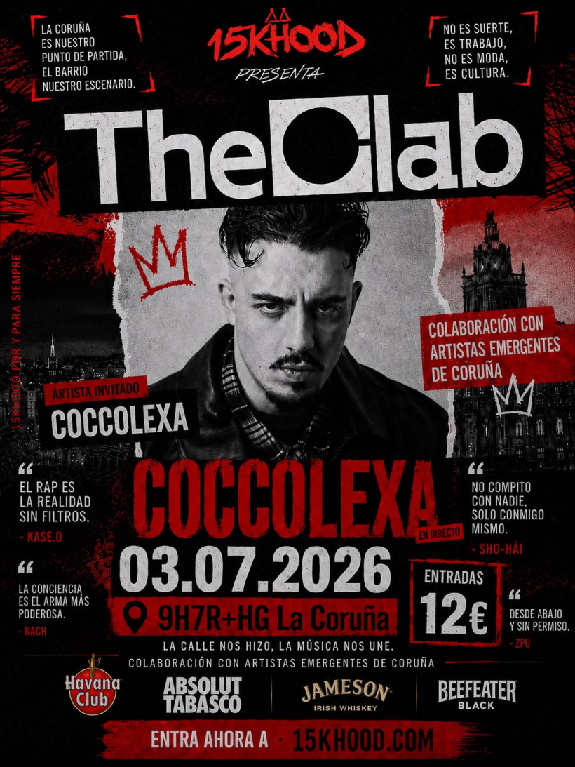 Cartel del concierto de '15Khood'