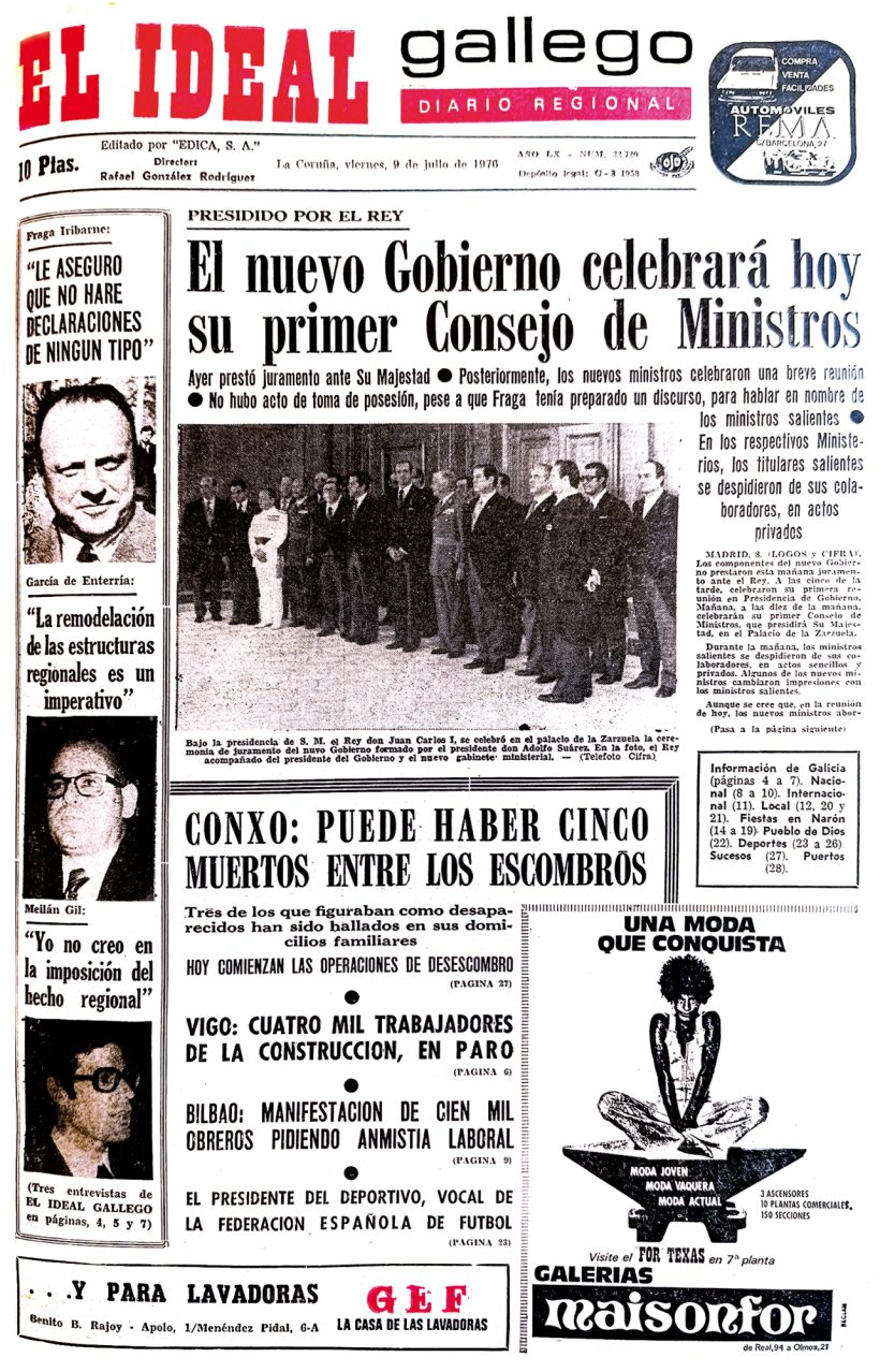 Portada 09 julio 1976
