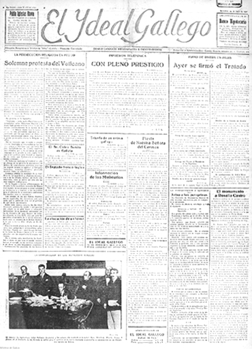 Portada 14 de julio 1926