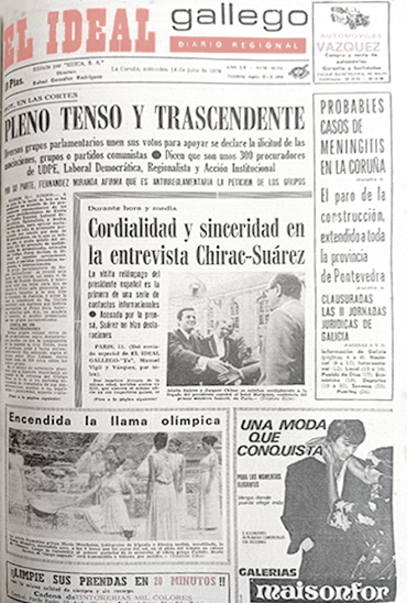 Portada 14 de julio 1976