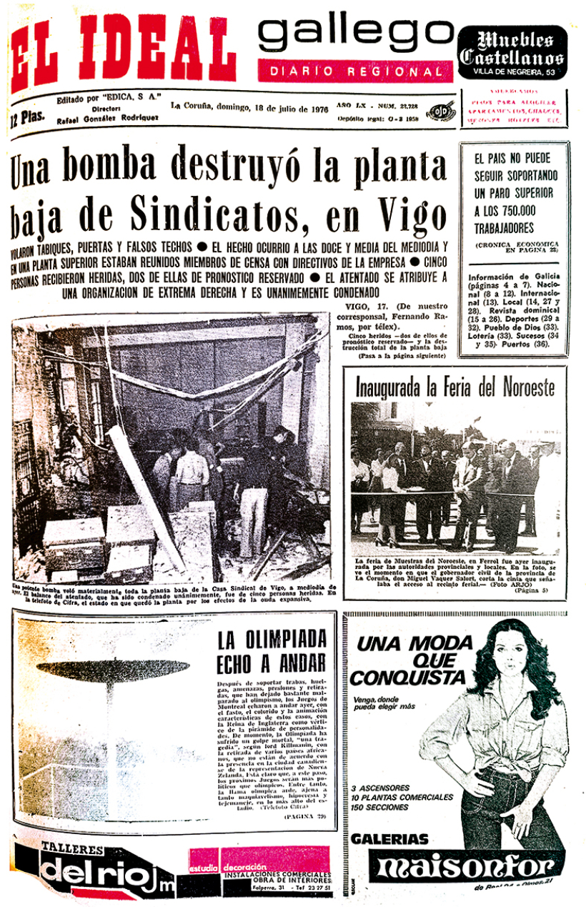 Portada 18 julio 1976