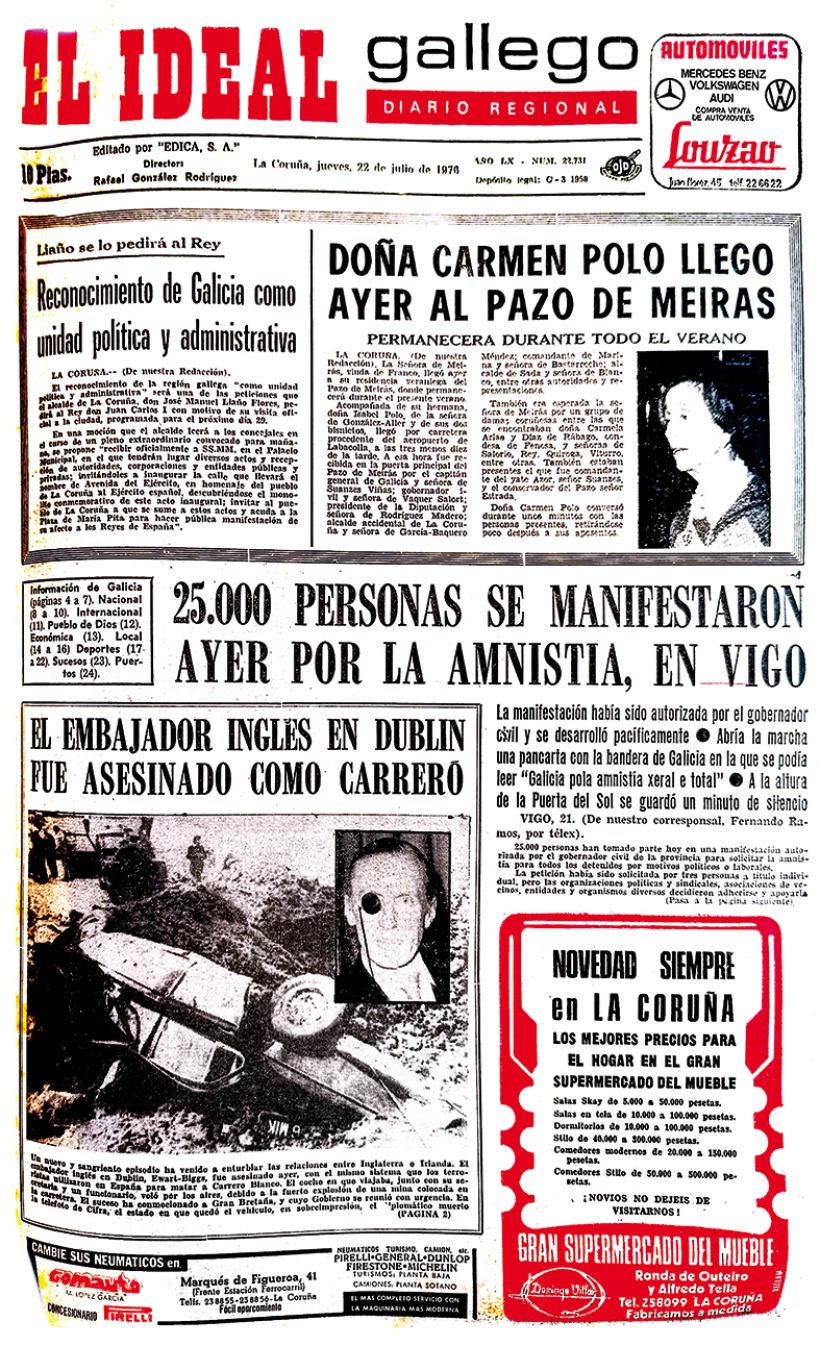 Portada 22 de julio 1976