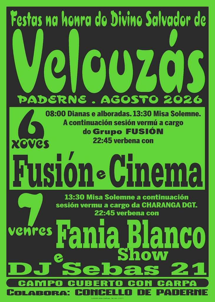 CARTEL DE VELOUZAS 2016