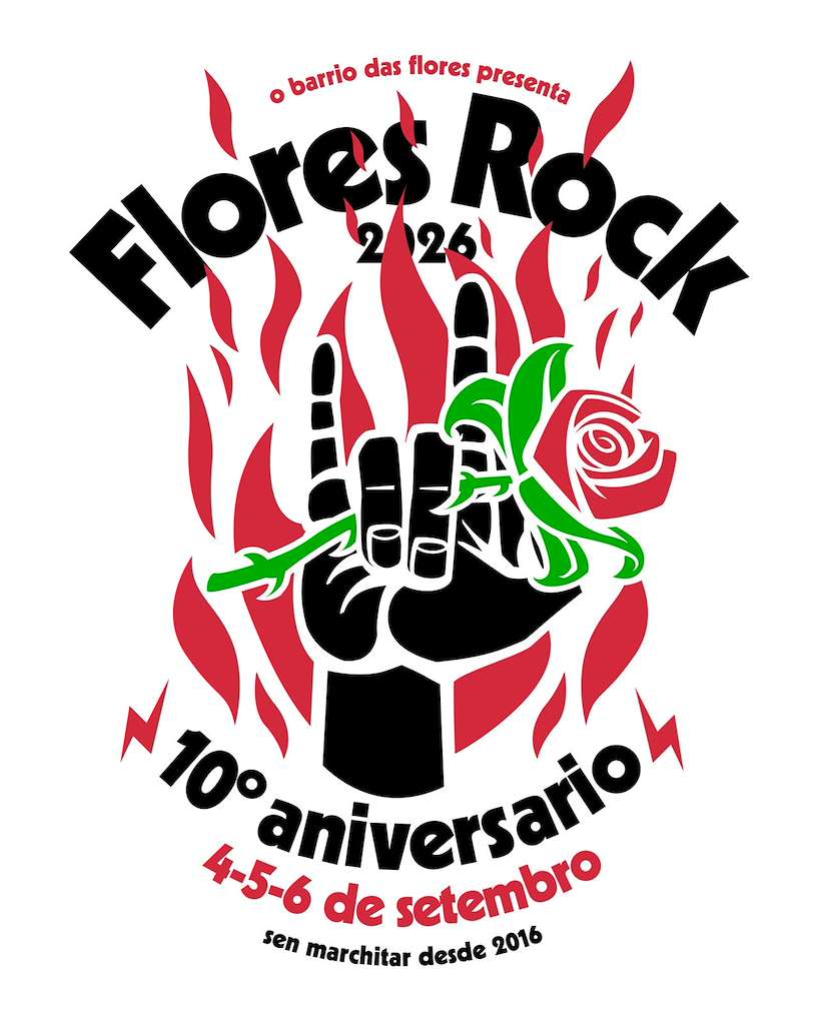 Cartel del festival Flores Rock 2026