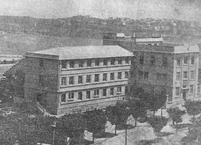 Hospital Modelo de A Coruña en su inauguración en 1946