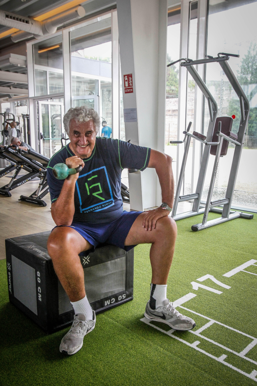 Fernando Romay, durante la entrevista en La Solana