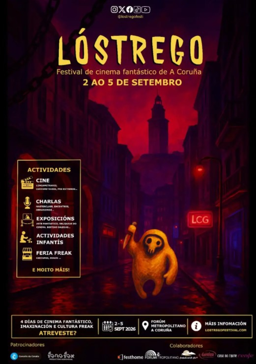 Cartel del Festival de cine fantástico, 'Lóstrego'