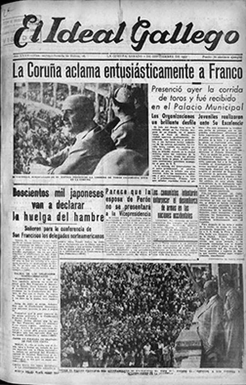 Portada de El Ideal Gallego del 01 de septiembre de 1951