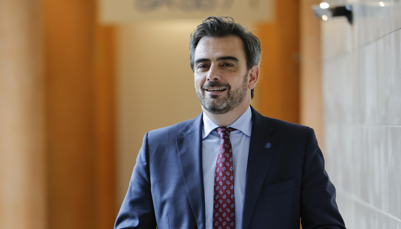 El conselleiro de Presidencia, Diego Calvo, tras una reunión del Consello da Xunta