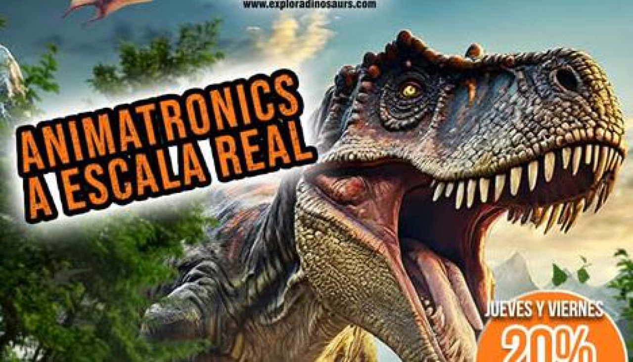 Exposición de dinosaurios en O Burgo