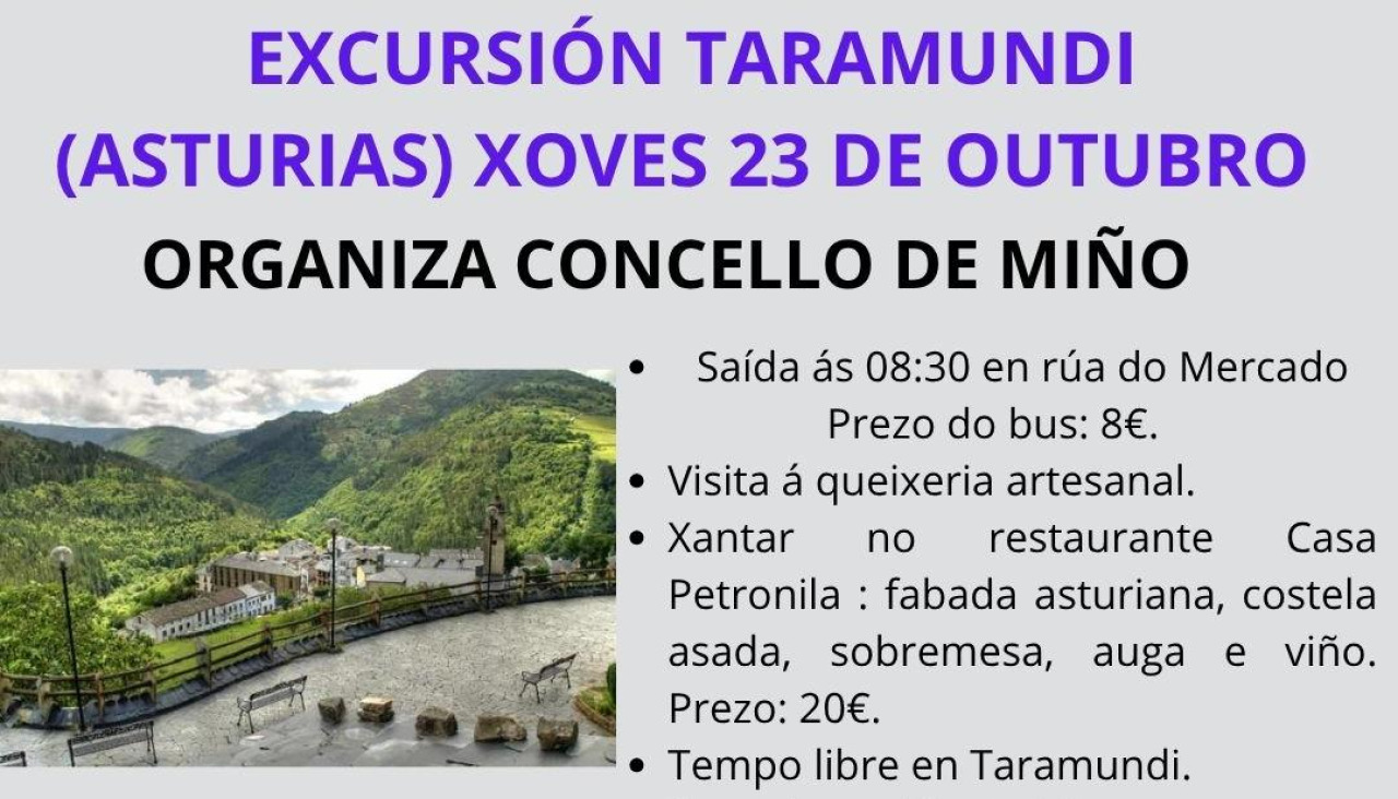Miño - Excursión Taramundi