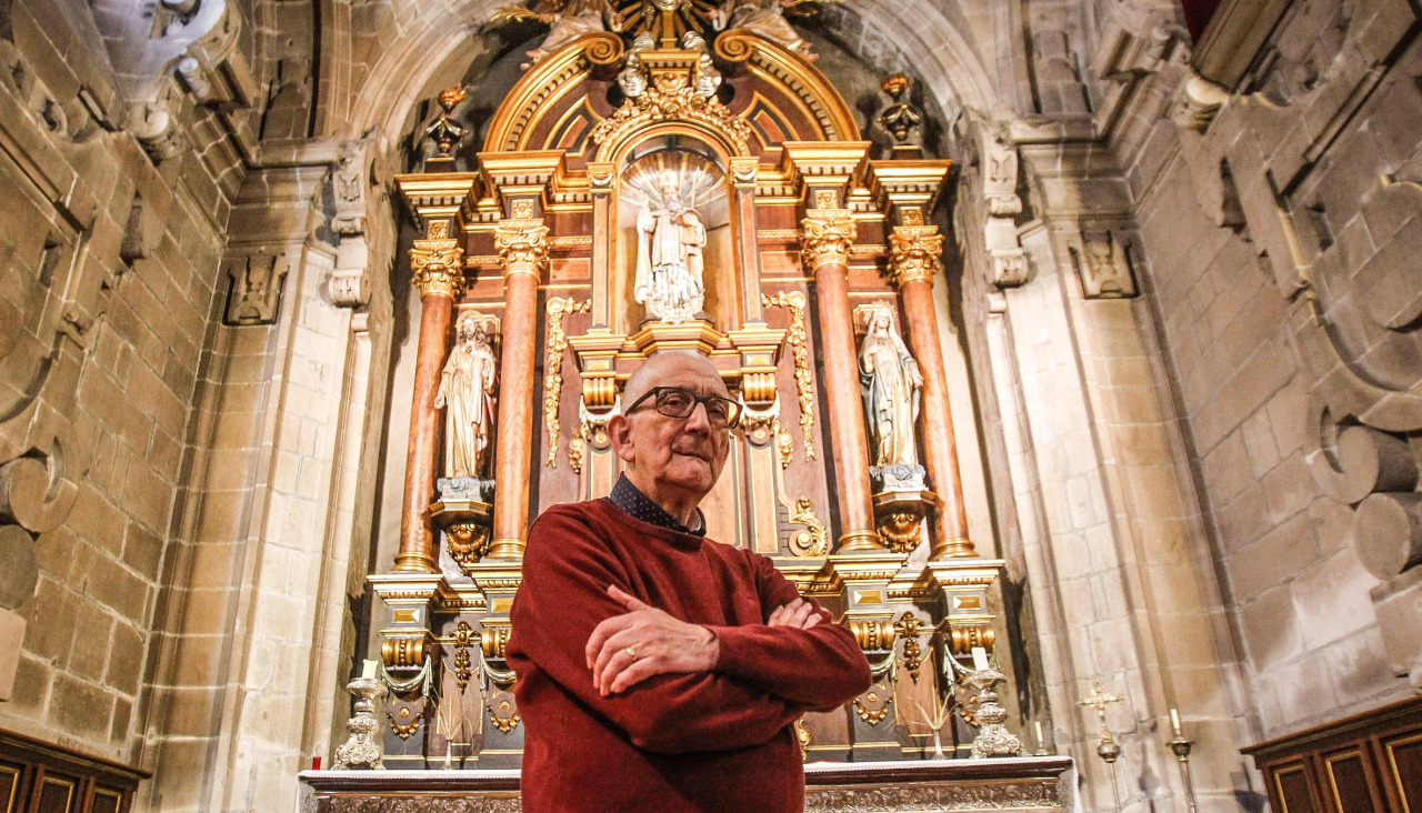 José Ramón Porto Moncho, sacristán de San Nicolás