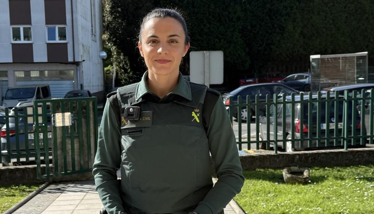 Noelia Gómez, guardia civil y arteixana