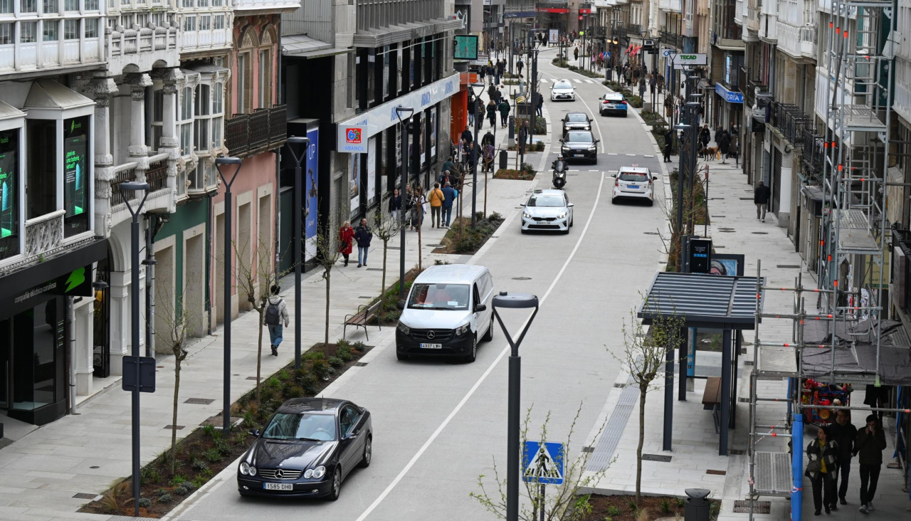 Calle San Andrés, que fue reformada por Abeconsa, empresa de Figrupo