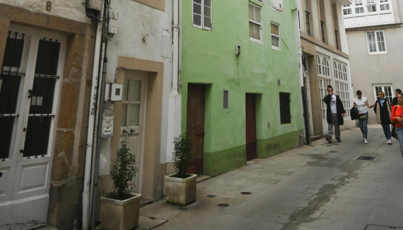 La calle Tinajas de A Coruña