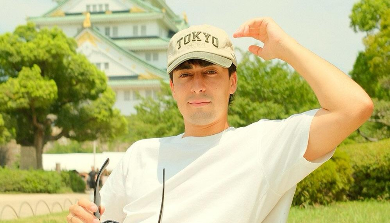 Nil Ojeda en un viaje a Japón