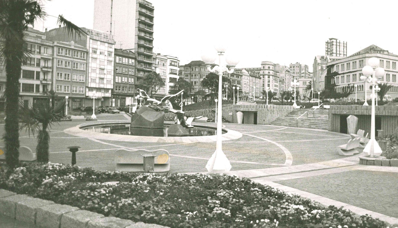 La plaza de Portugal en los años 90