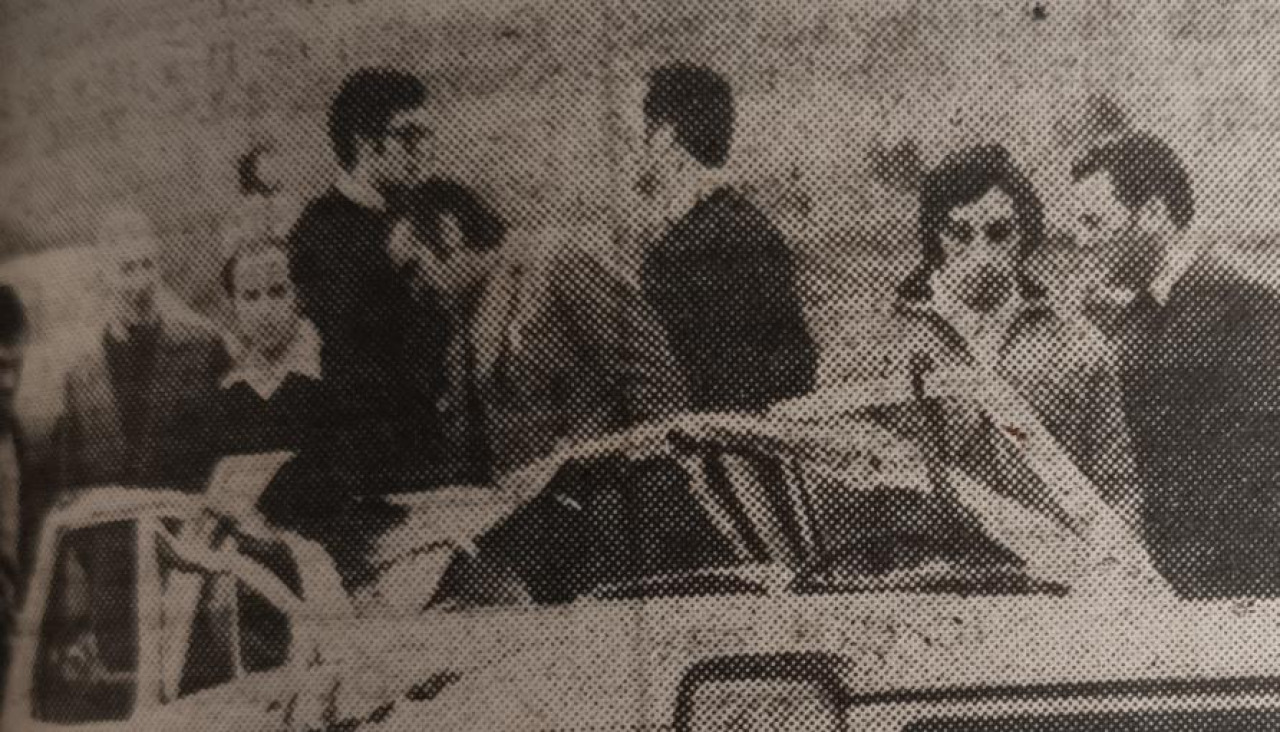 Noticia de un doble atropello mortal en A Coruña el día que murió Franco