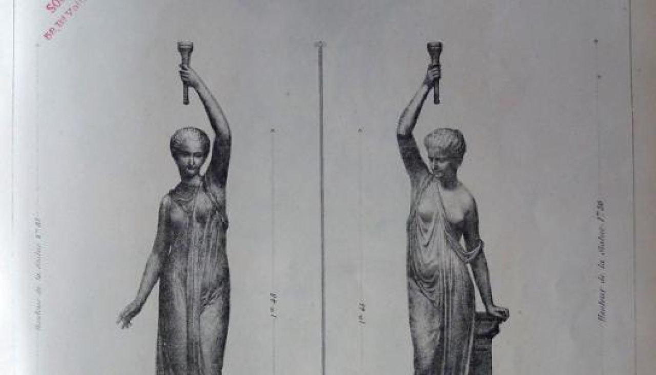 Estatua entorchada del catálogo de Ducel et Fils