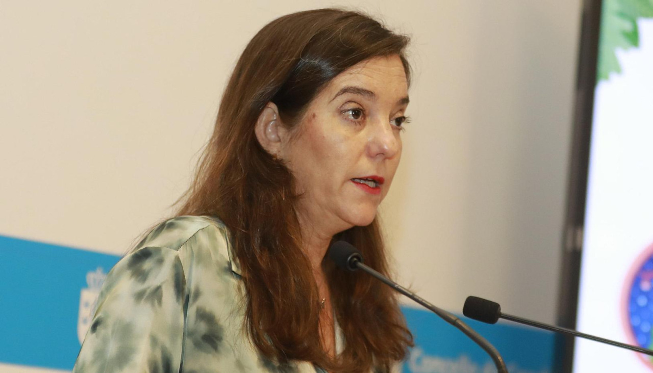 Ines Rey, durante una comparecencia reciente