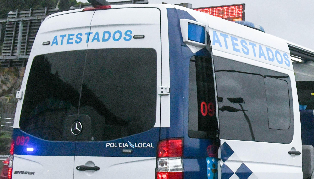 Atestados de la Policía Local en un accidente