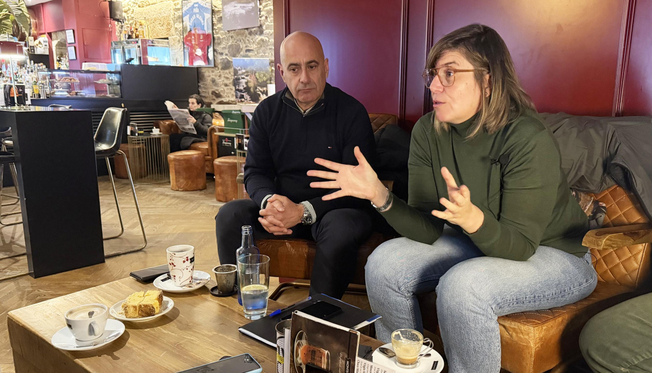 Eduardo Rodríguez y Ceci Vázquez, del PP de Betanzos