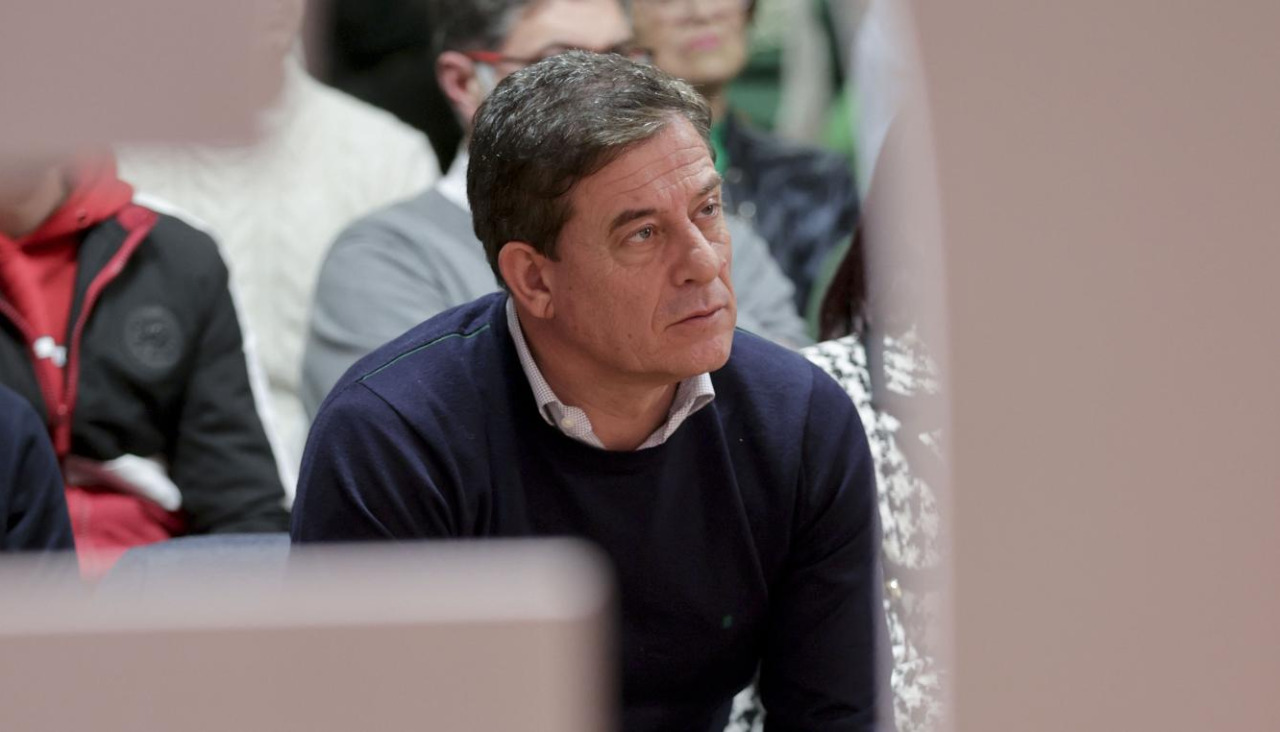 O líder do PSdeG, José Ramón Gómez Besteiro