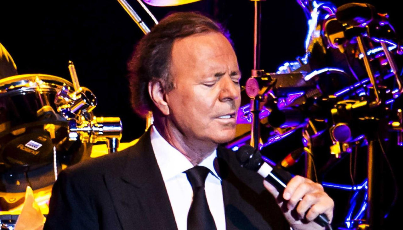 El cantante Julio Iglesias, durante una actuación en 2014