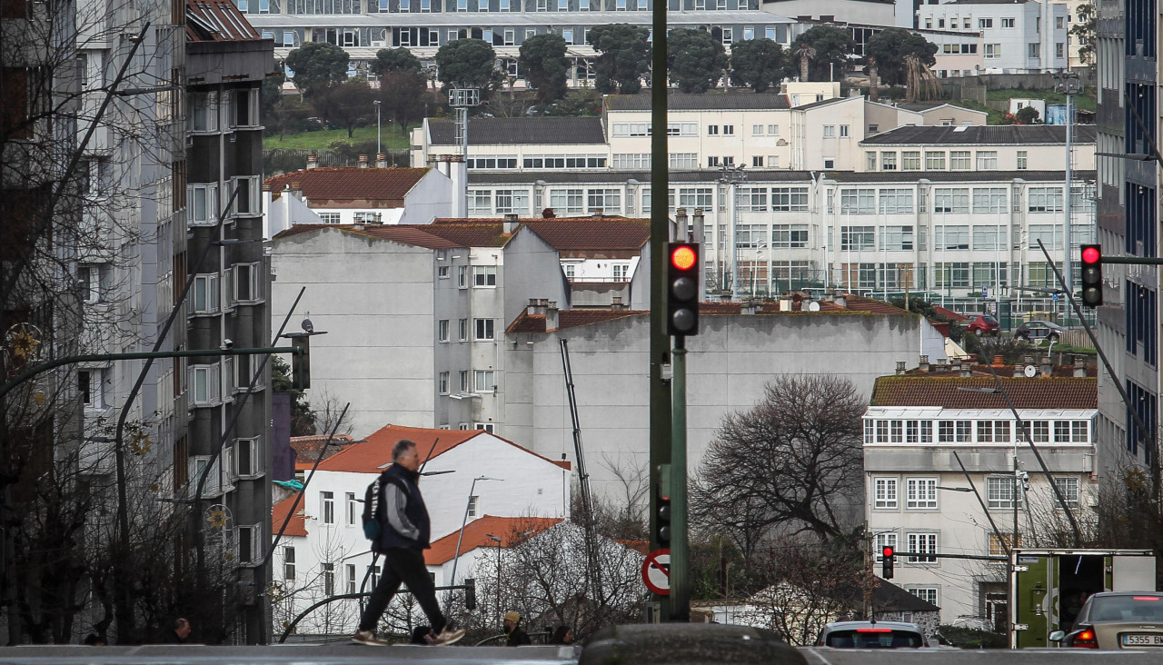 Vista de viviendas en A Coruña