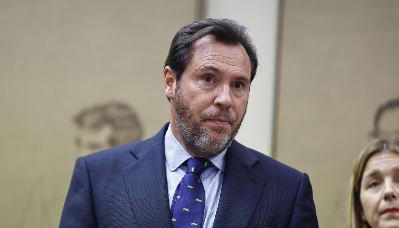 El ministro Puente, a su llegada este martes al Congreso