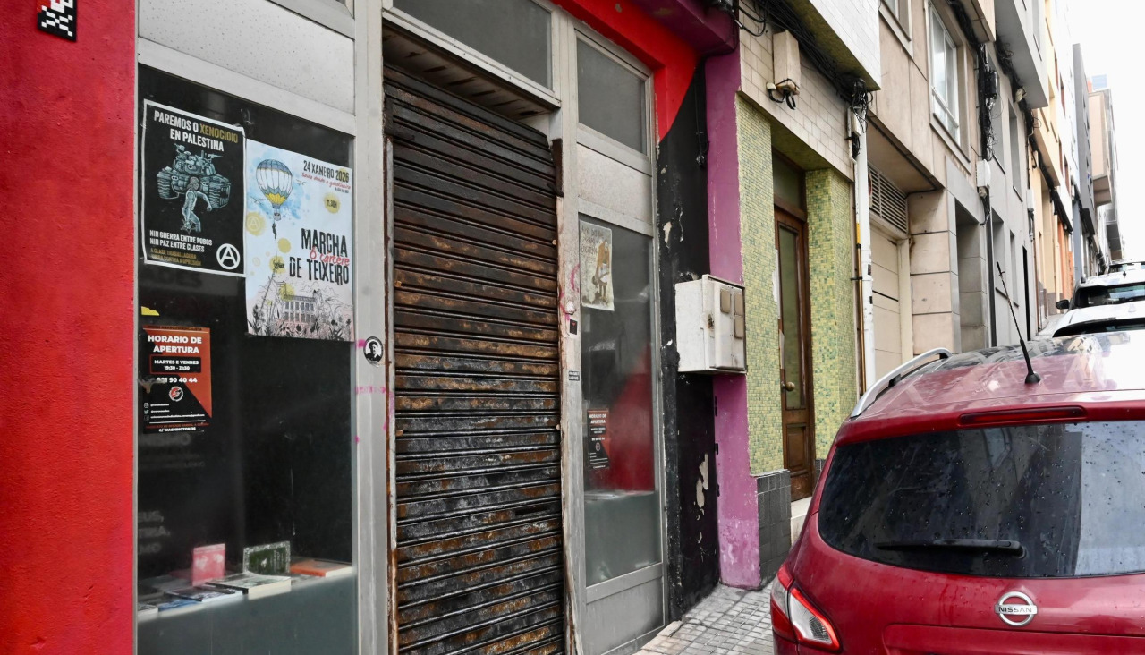 Local del Sindicato Único de Asuntos Varios Unión Anarcosindicalista, ubicado en A Coruña 