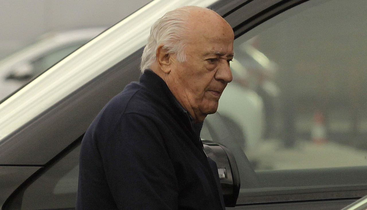Amancio Ortega, durante la celebración del concurso hípico de Casas Novas 