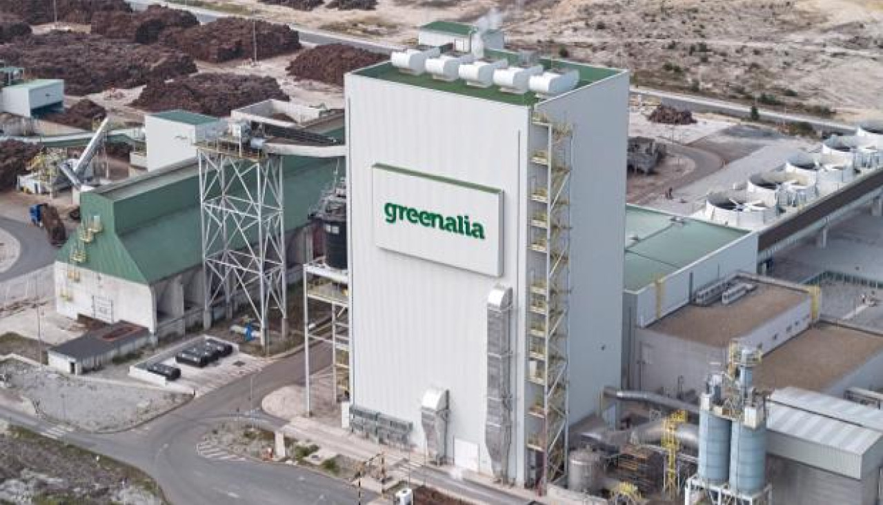 Planta de biomasa de Greenalia en Curtis