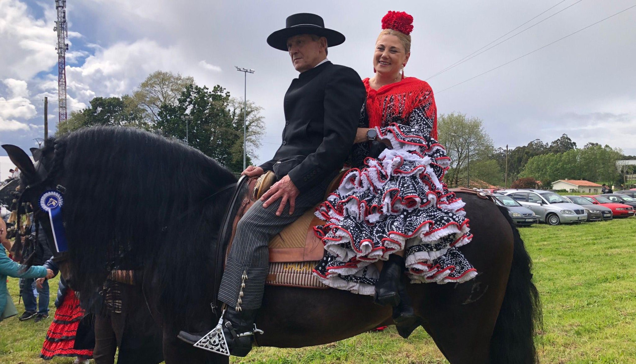 Imagen de una edición anterior de la Feria de Abril de Cambre