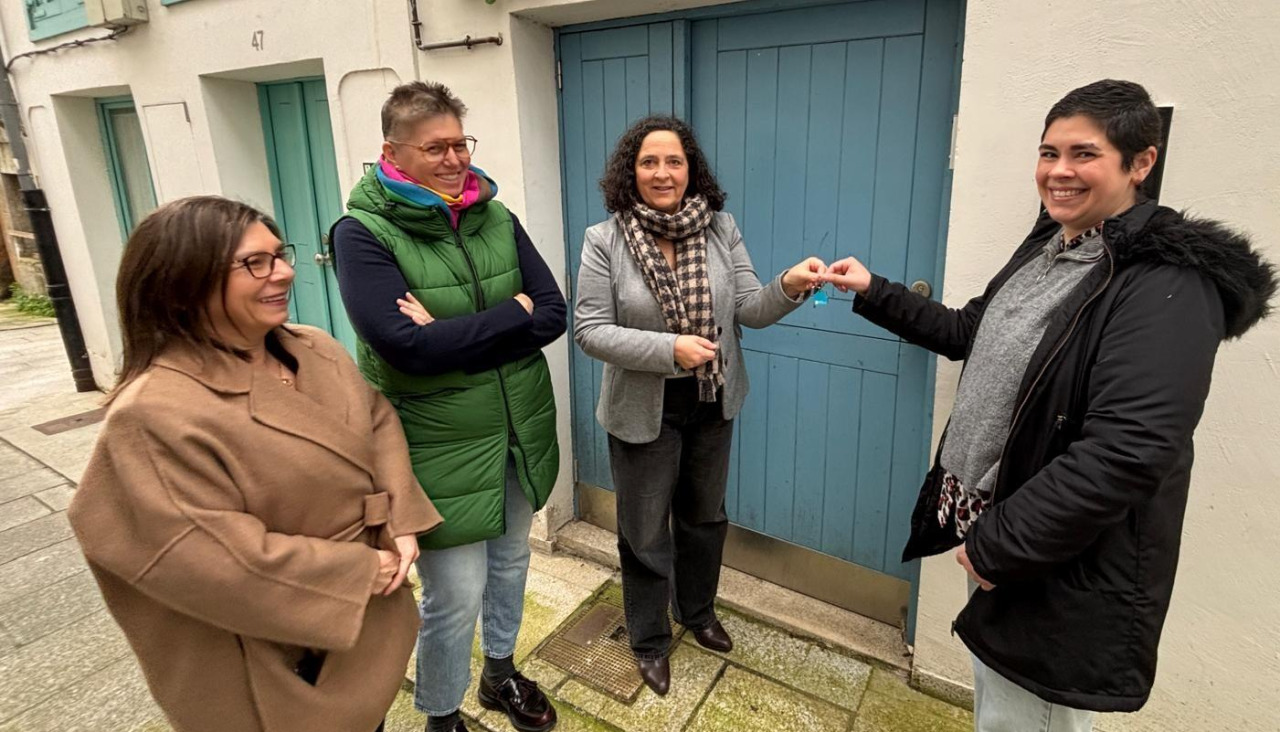 Belém do Campo entregó las llaves de la casa, en el número 49 de A Cerca