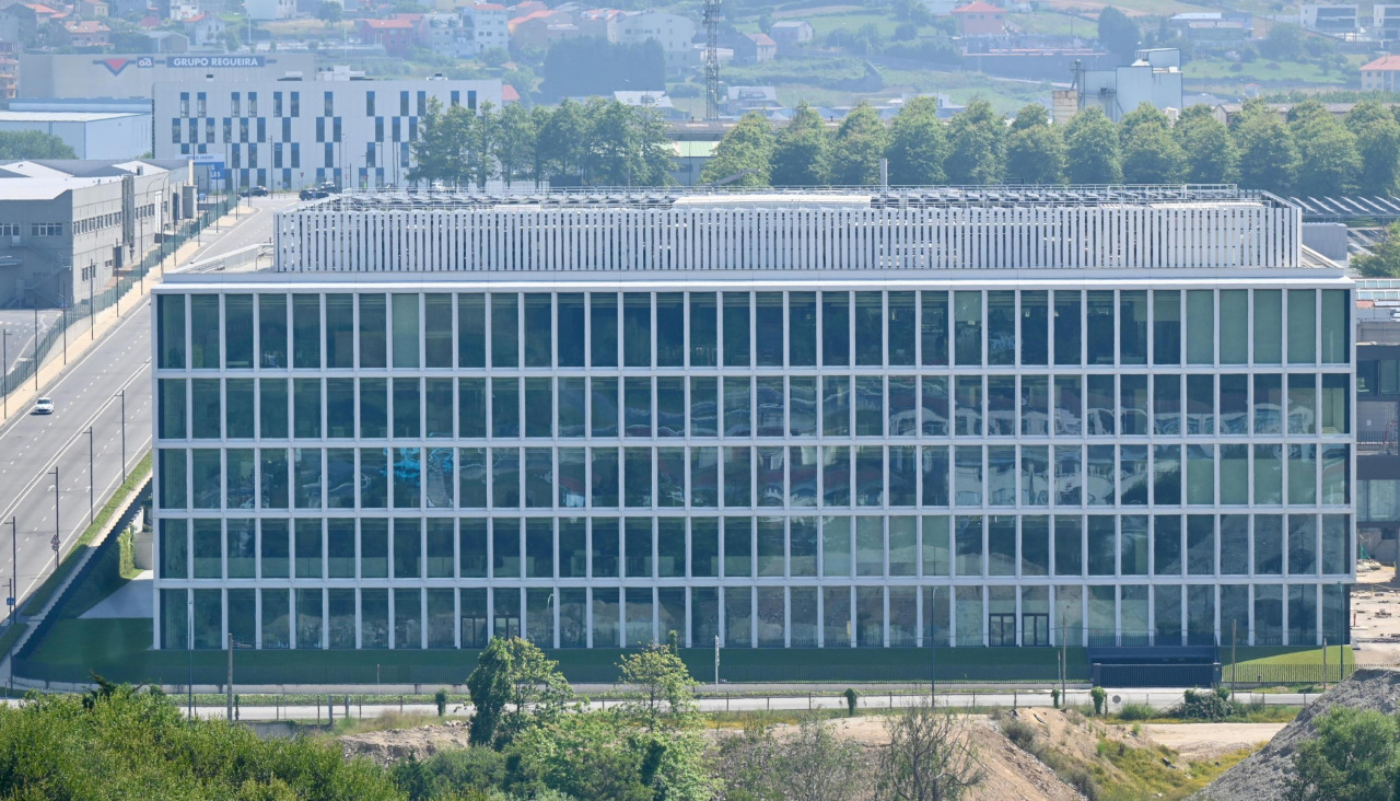 Edificio de Zara.com, ubicado en la sede central de Inditex en Arteixo