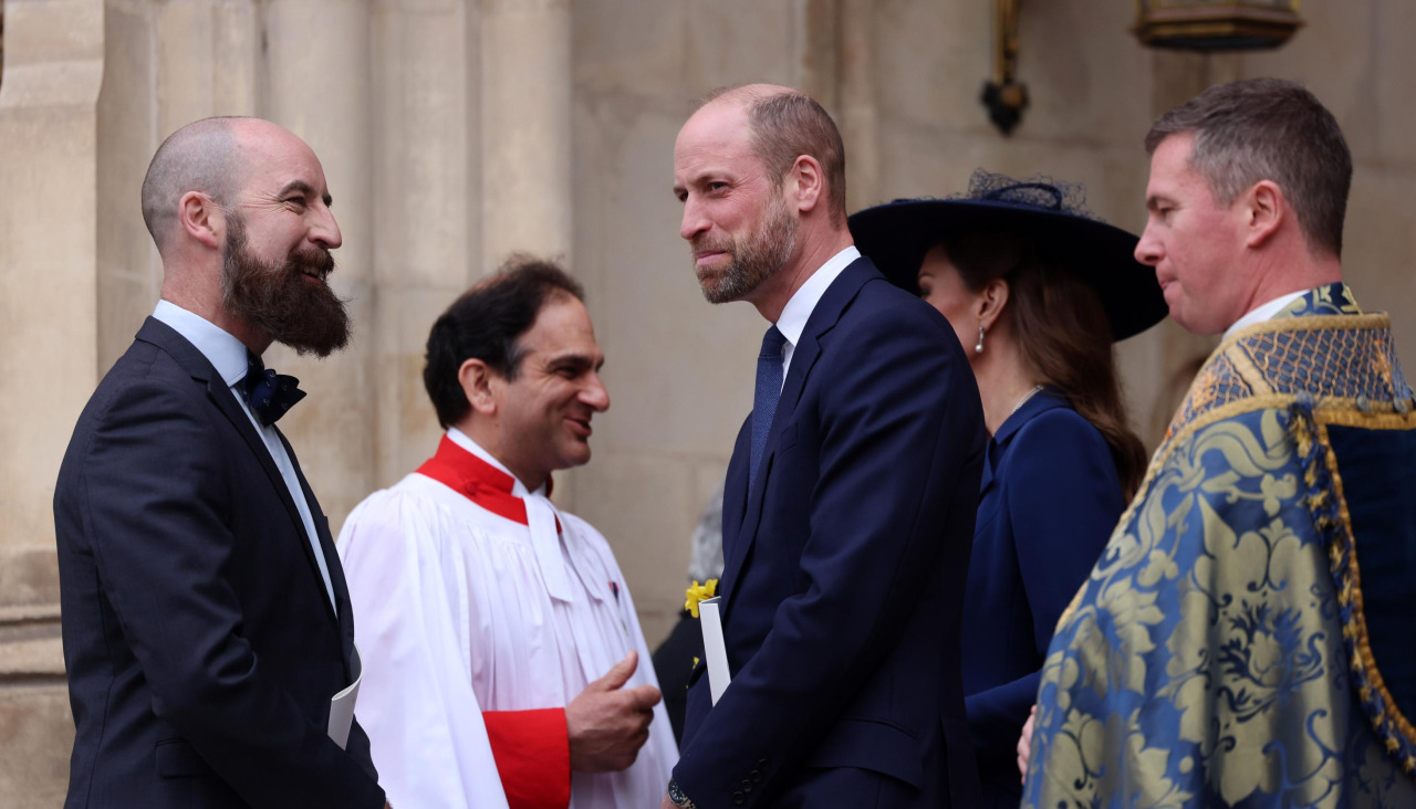 El príncipe Guillermo, en la misa por el Día de la Commonwealth en la Abadía de Westtminster el pasado 9 de mazo
