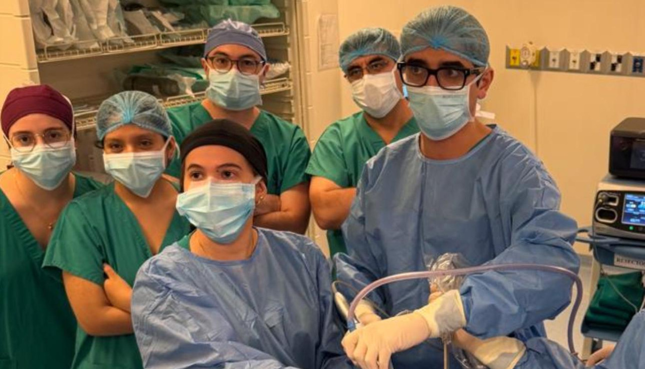 Diego González Rivas, durante una de sus operaciones en Perú