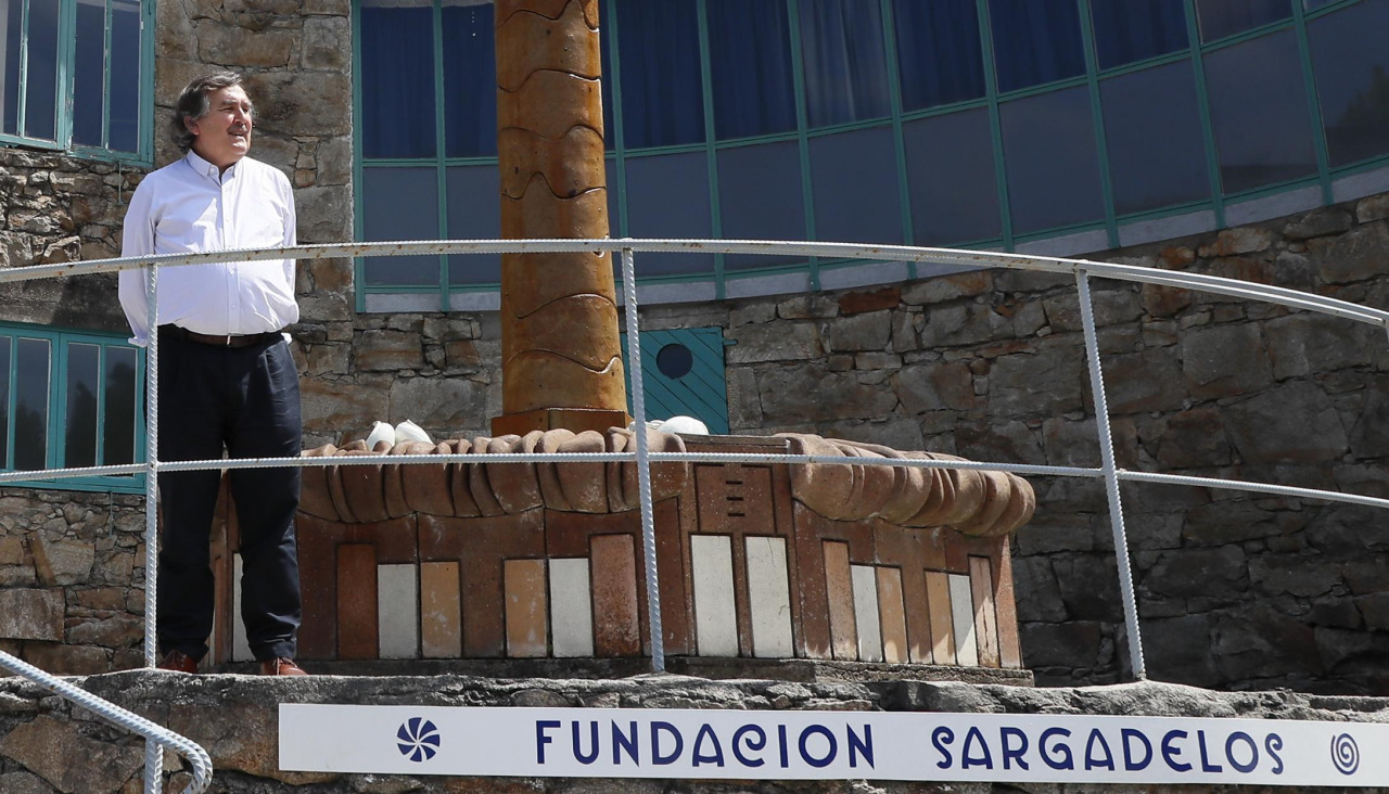 Segismundo García, no Museo de Sargadelos en Cervo