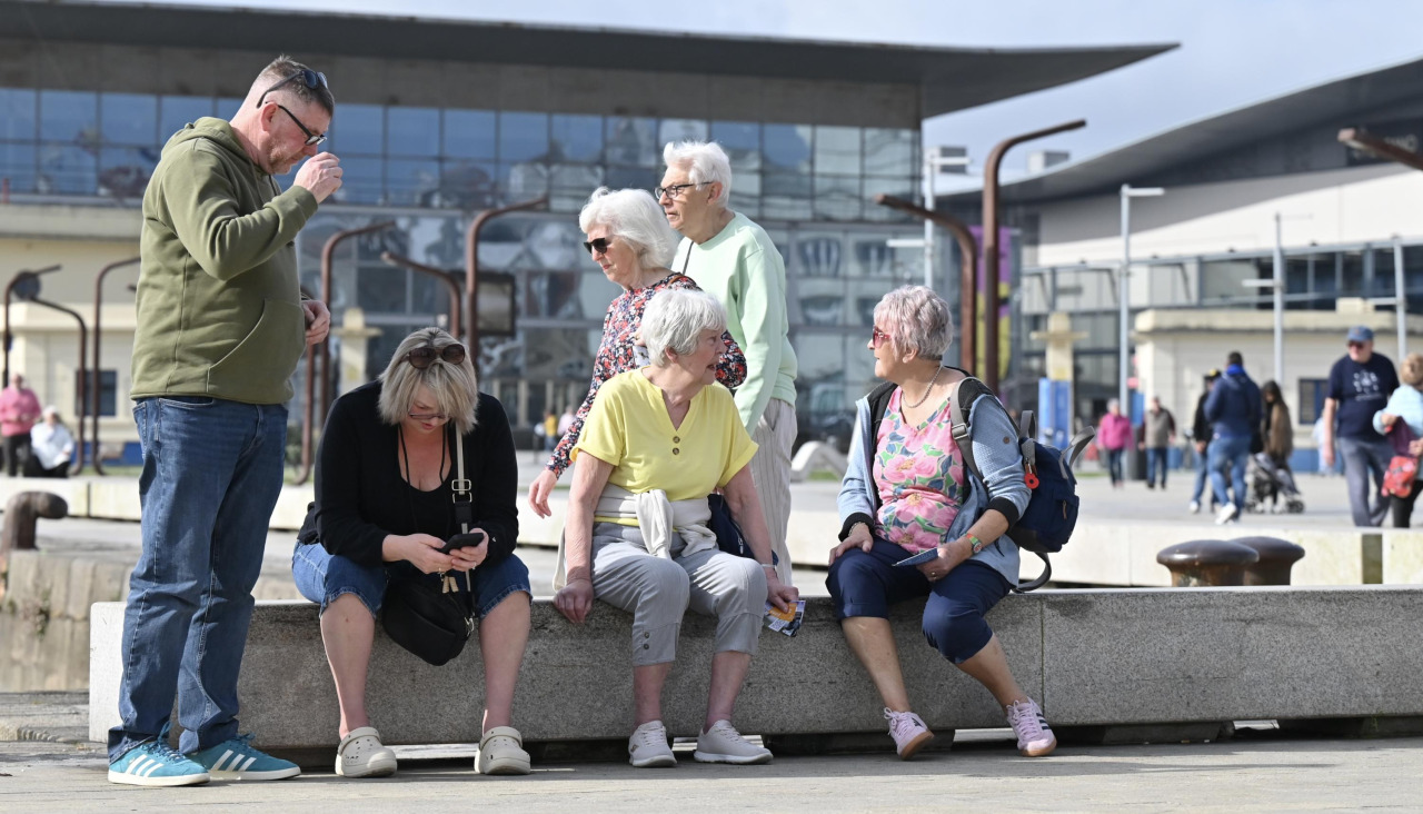 Turistas triple escala en A Coruña