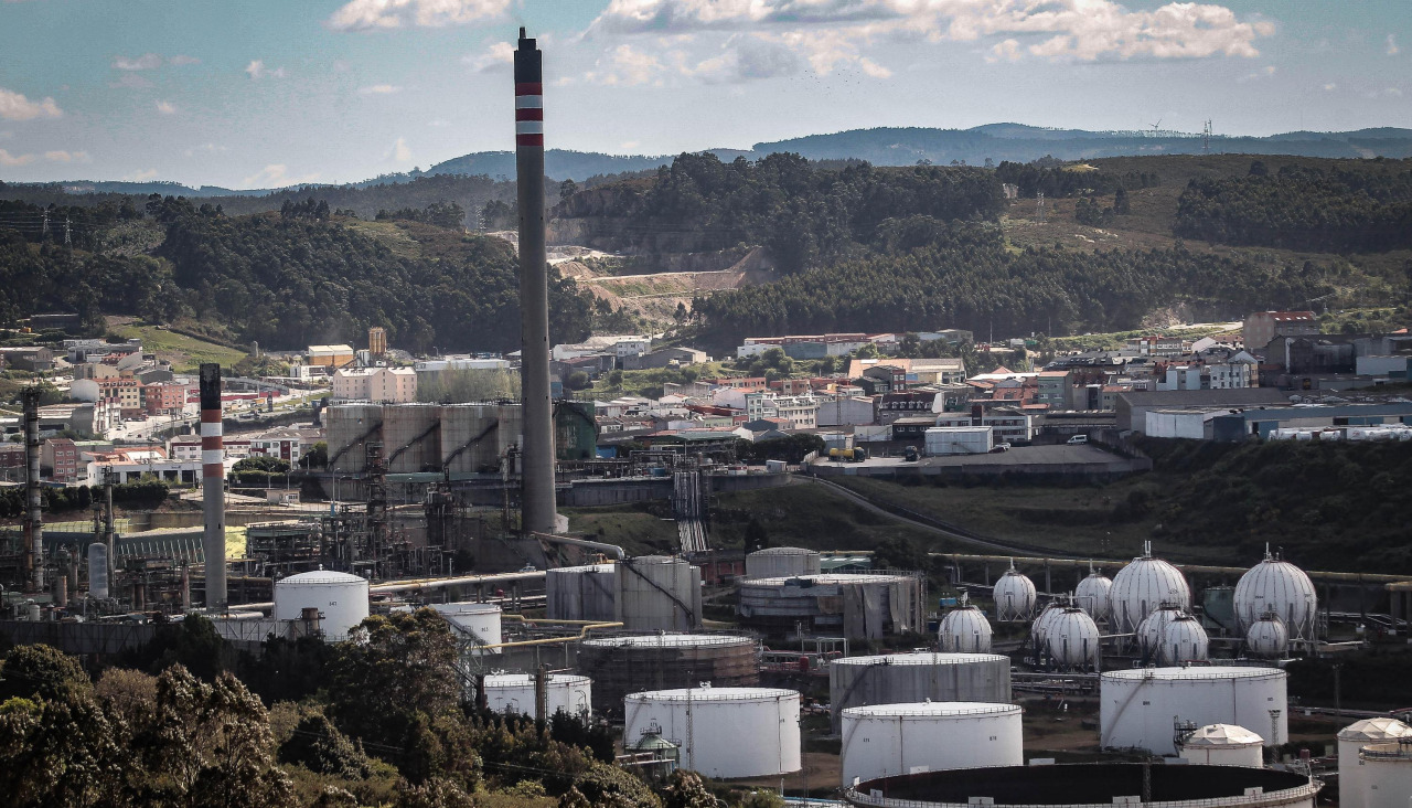 Refinería de Repsol en A Coruña