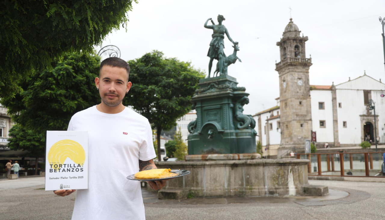 Pedro Miiño es el vigente ganador de la Mejor Tortilla de Betanzos