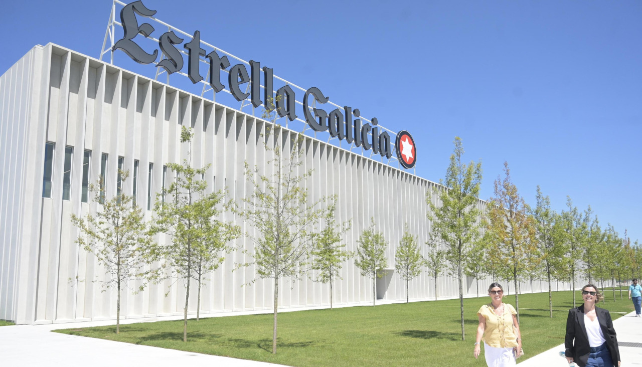 Fábrica de Estrella Galicia en Morás (Arteixo)