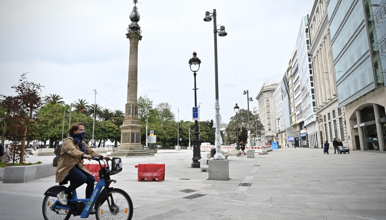 Las nuevas farolas de los Cantones