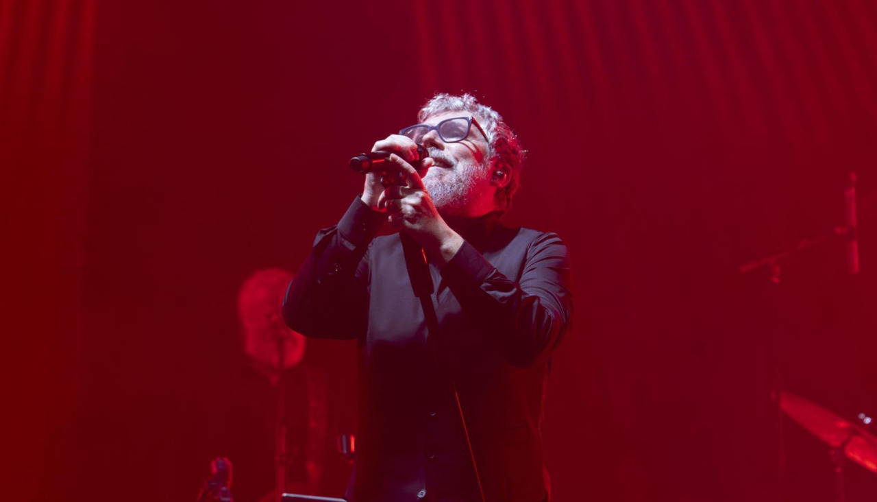 Iván Ferreiro, en un concierto en el Palacio de la Ópera