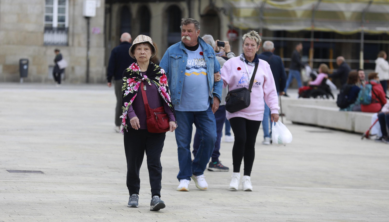 Cruceristas en la zona de La Marina